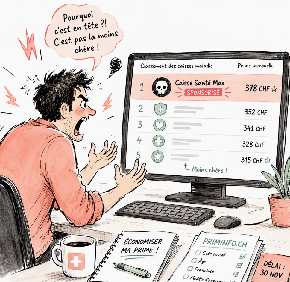 Assurance maladie : Pourquoi Priminfo est un comparateur neutre